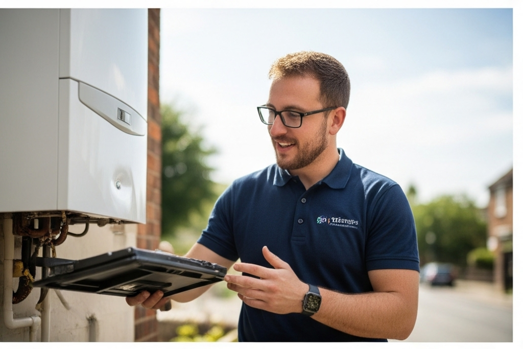 Efficient LPG gas boiler installation in Colchester – Eco-friendly heating for off-grid homes.