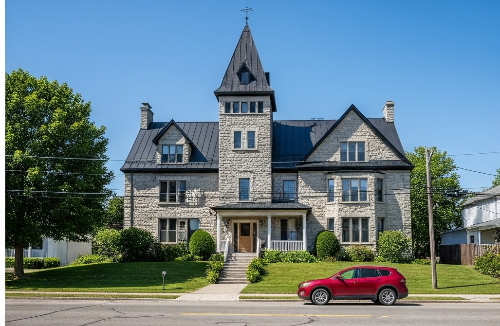 Electrician wiring a new socket in a residential kitchen.