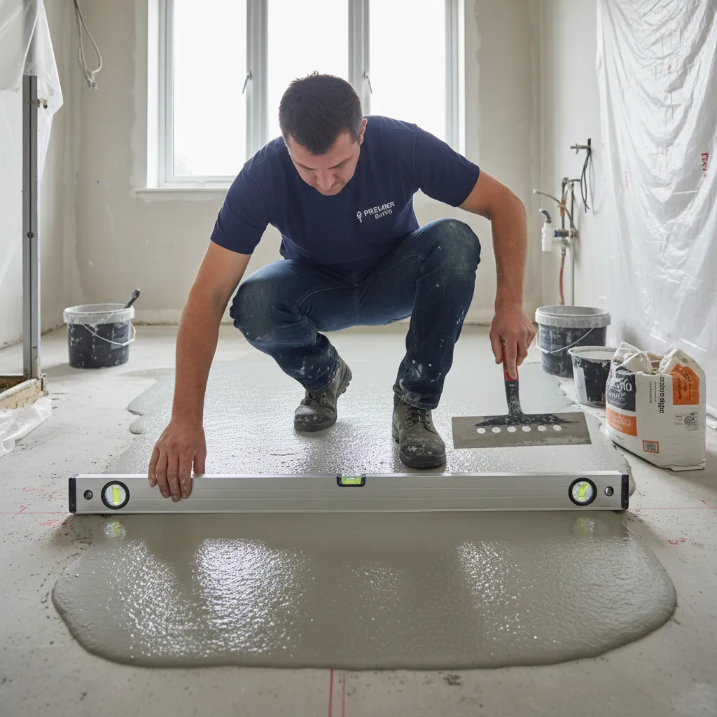 Underfloor heating installation in Sudbury