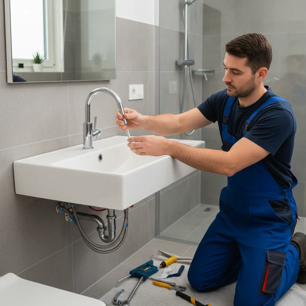 Sink and basin installation in Sudbury