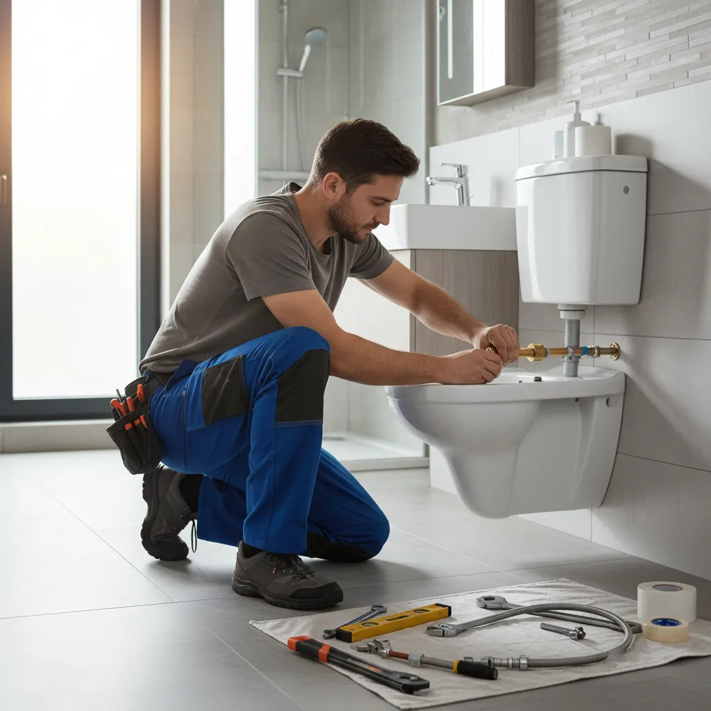 Concealed cistern toilet