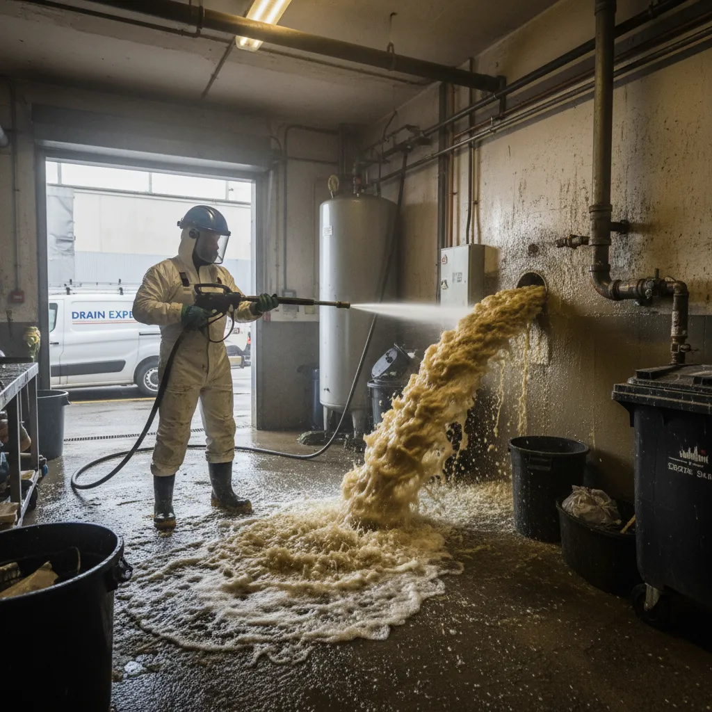 Drain Unblocking process Local Area