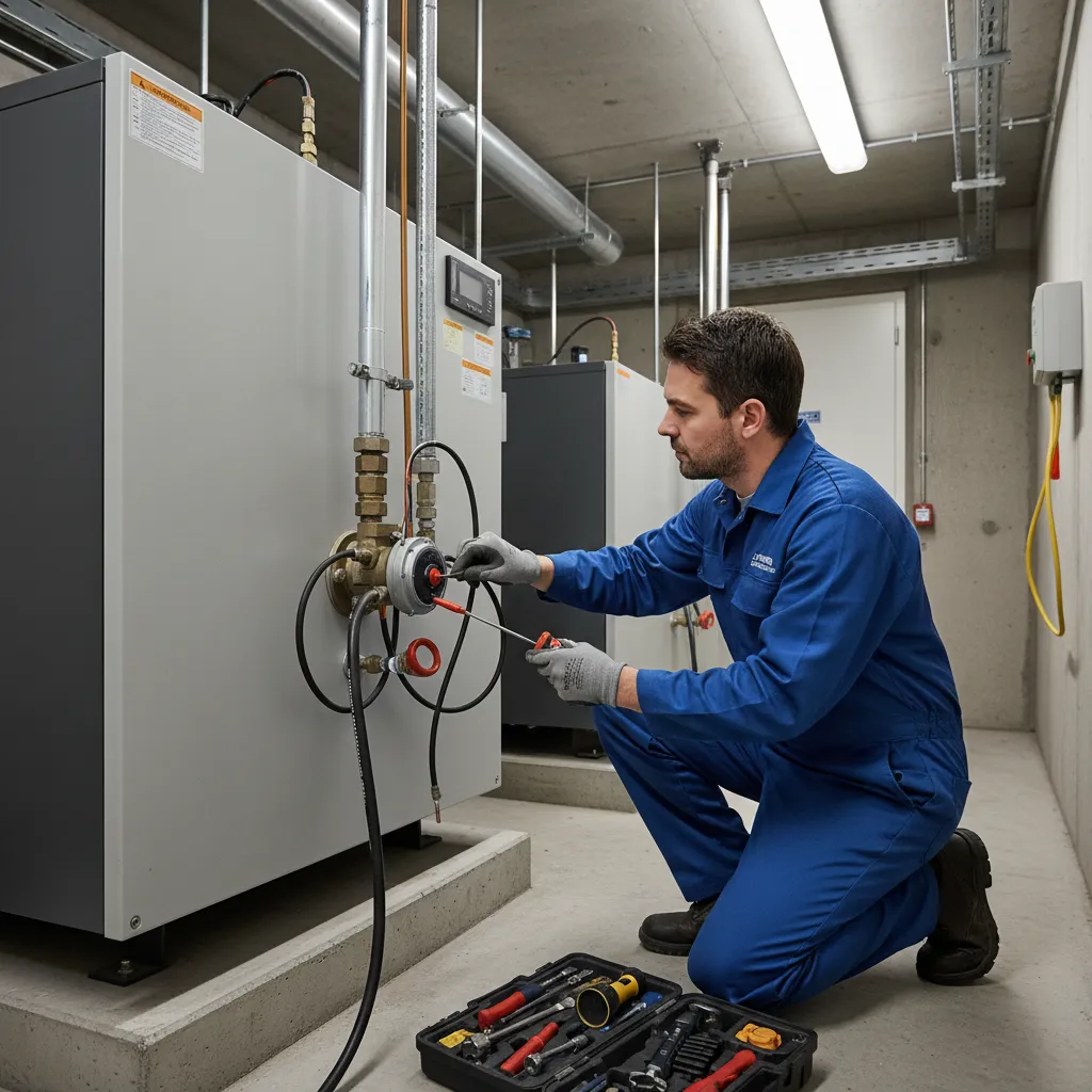 Boiler pressure gauge