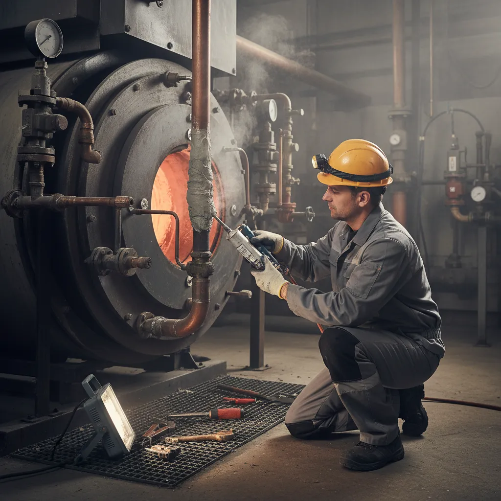 Leaking boiler repair