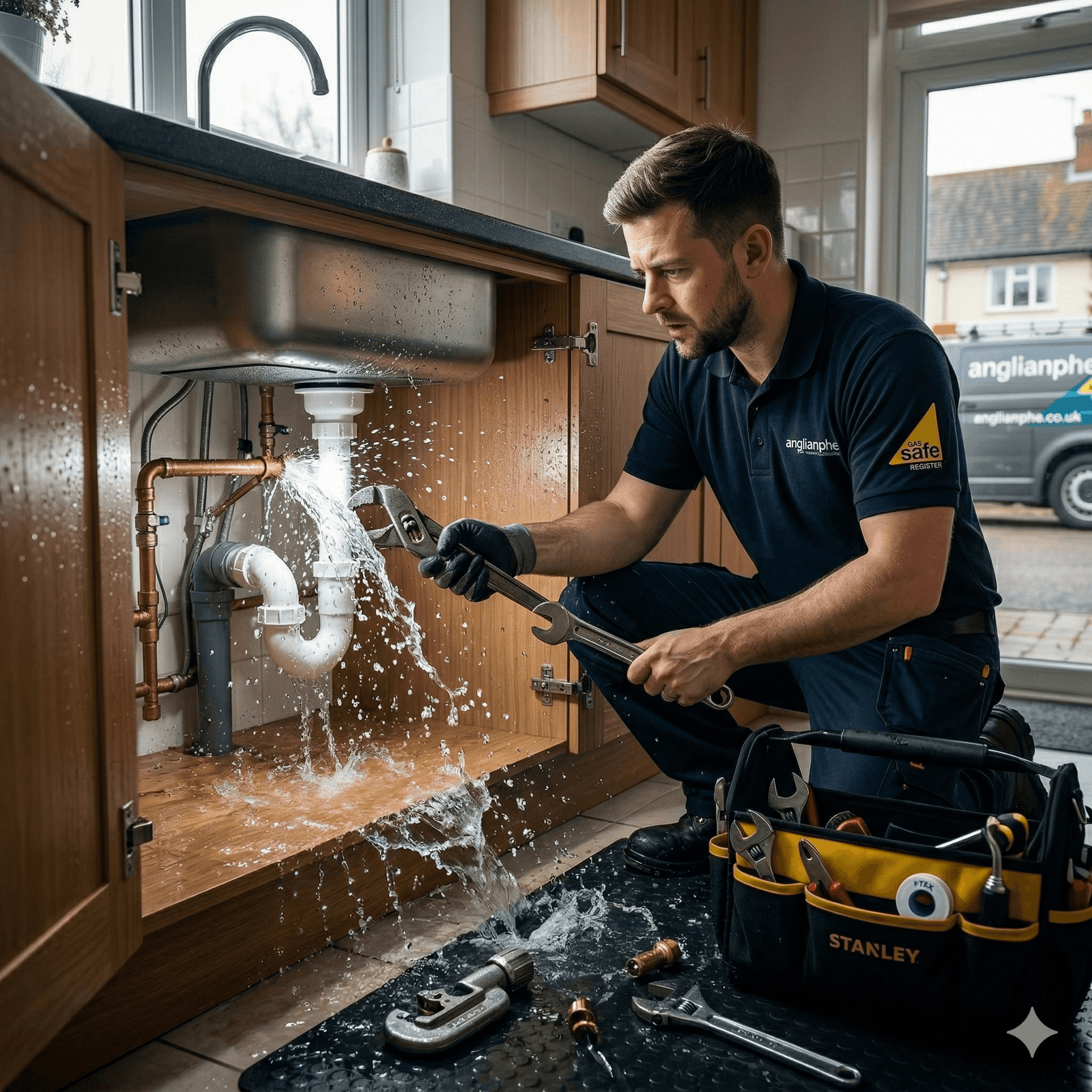 Emergency plumber near me Glemsford — burst pipe rapid response