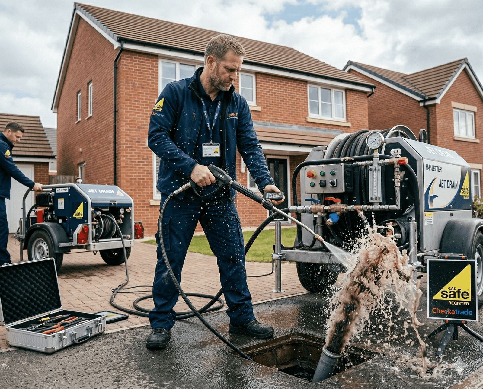 Gas Safe registered engineer servicing boiler in Wroxham property – AnglianPHE