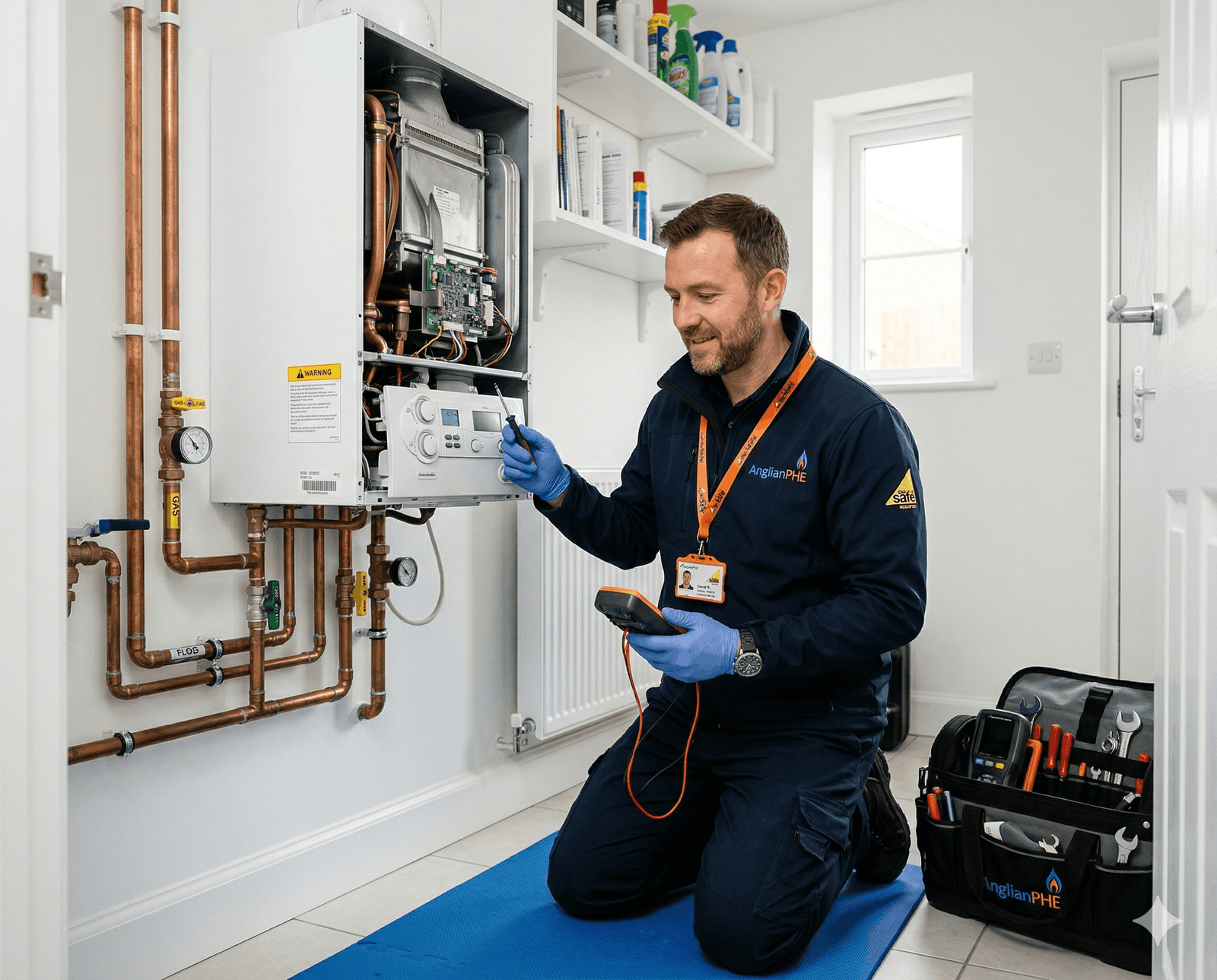 Burst pipe repair job Efford