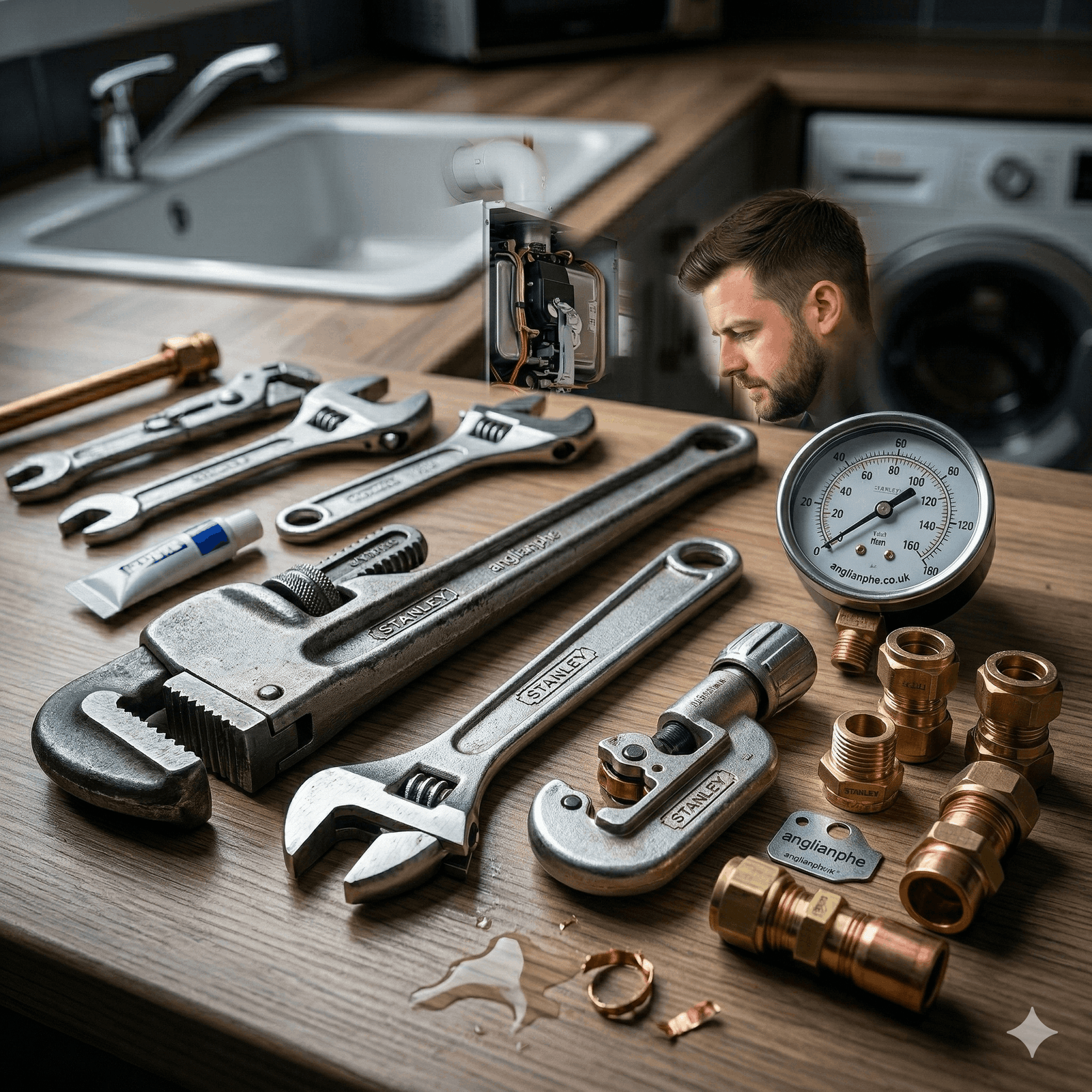 Thermal imaging and leak detection equipment used by AnglianPHE plumbers in Costessey Norfolk