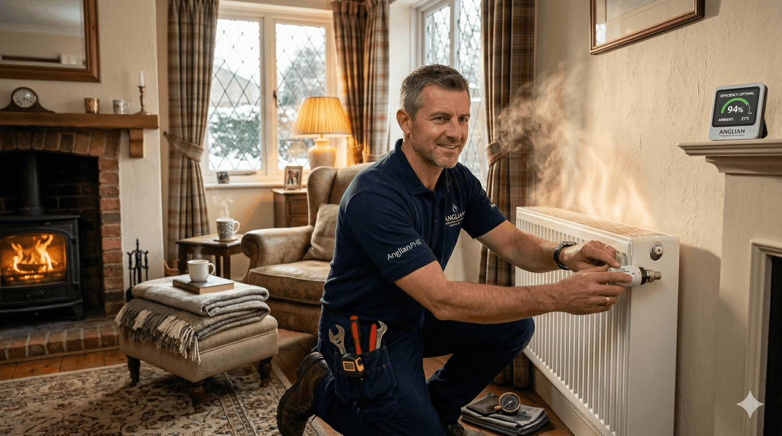 Plumber inspecting pipes in Kirkstead property – local expertise