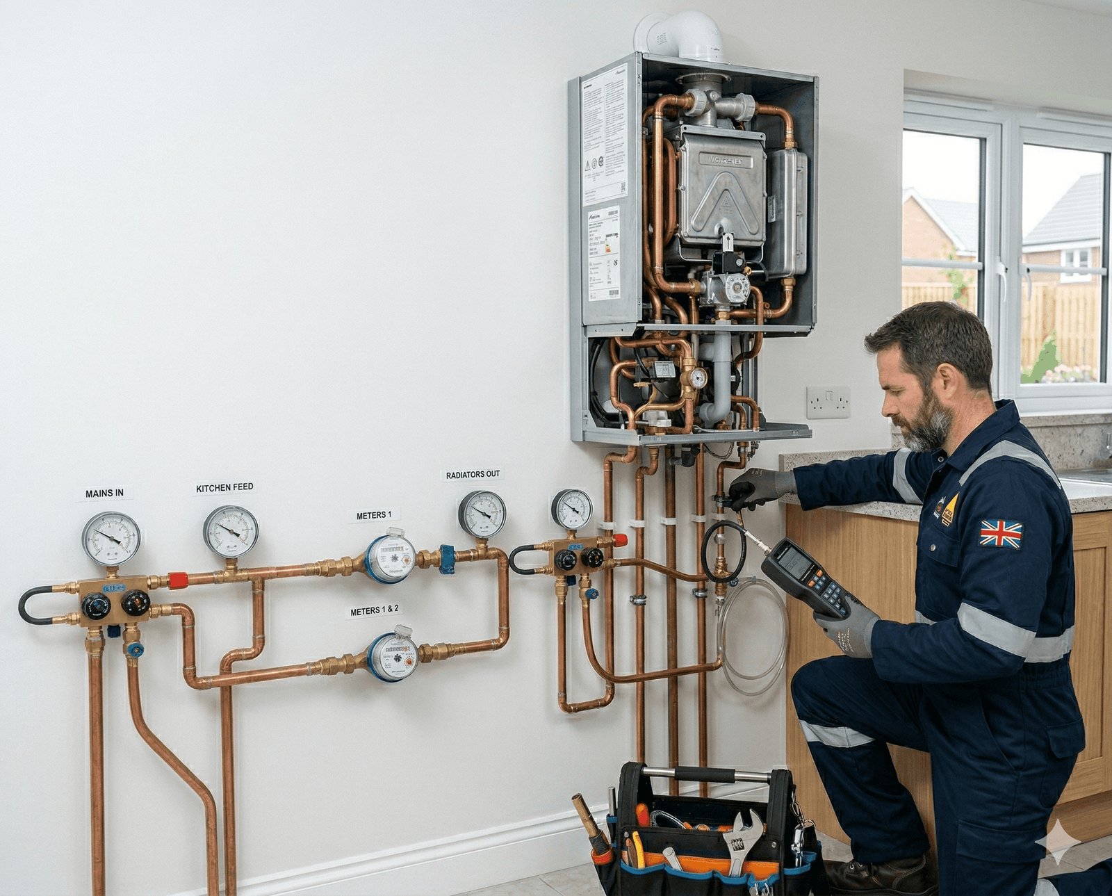 Thermal imaging and leak detection technology used by AnglianPHE plumbers in Ipswich