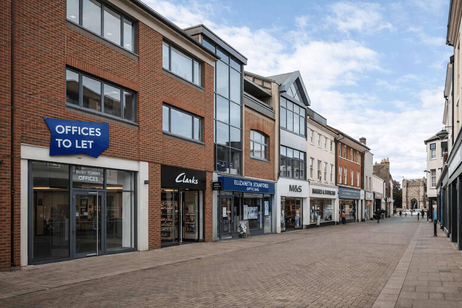 Modern commercial business premises in Bury St Edmunds requiring professional boiler repair services