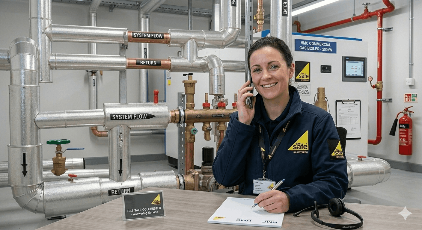 24/7 emergency commercial boiler repair call-out service available across Colchester