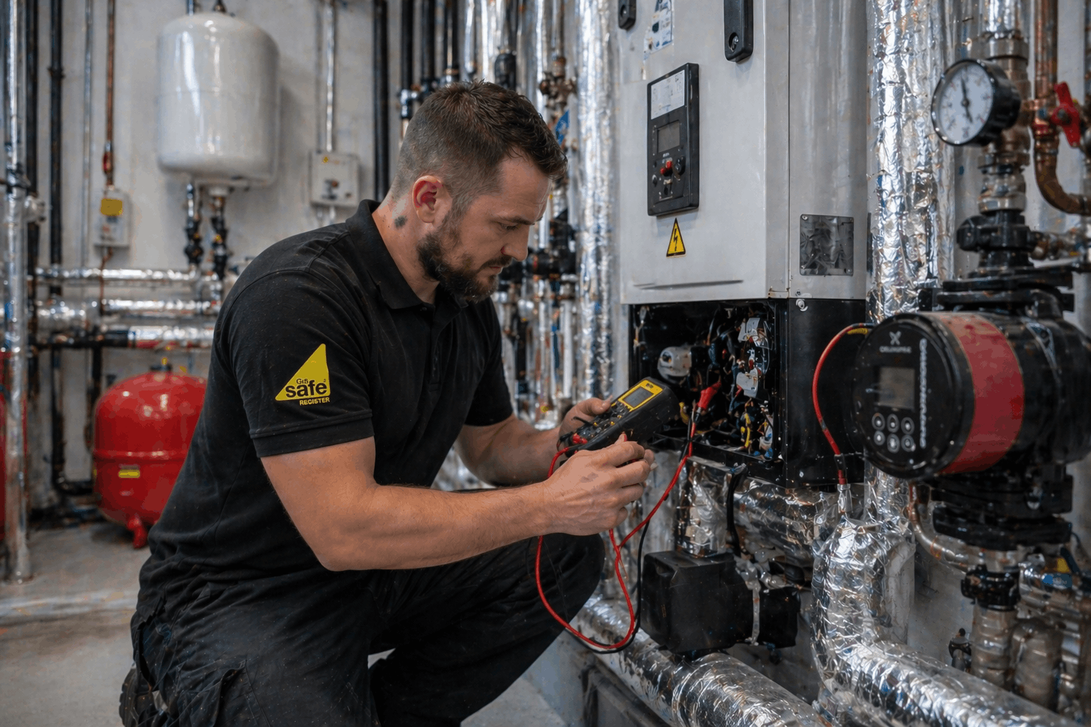 Commercial hot water system diagnostics and fault-finding in Cambridge using professional equipment