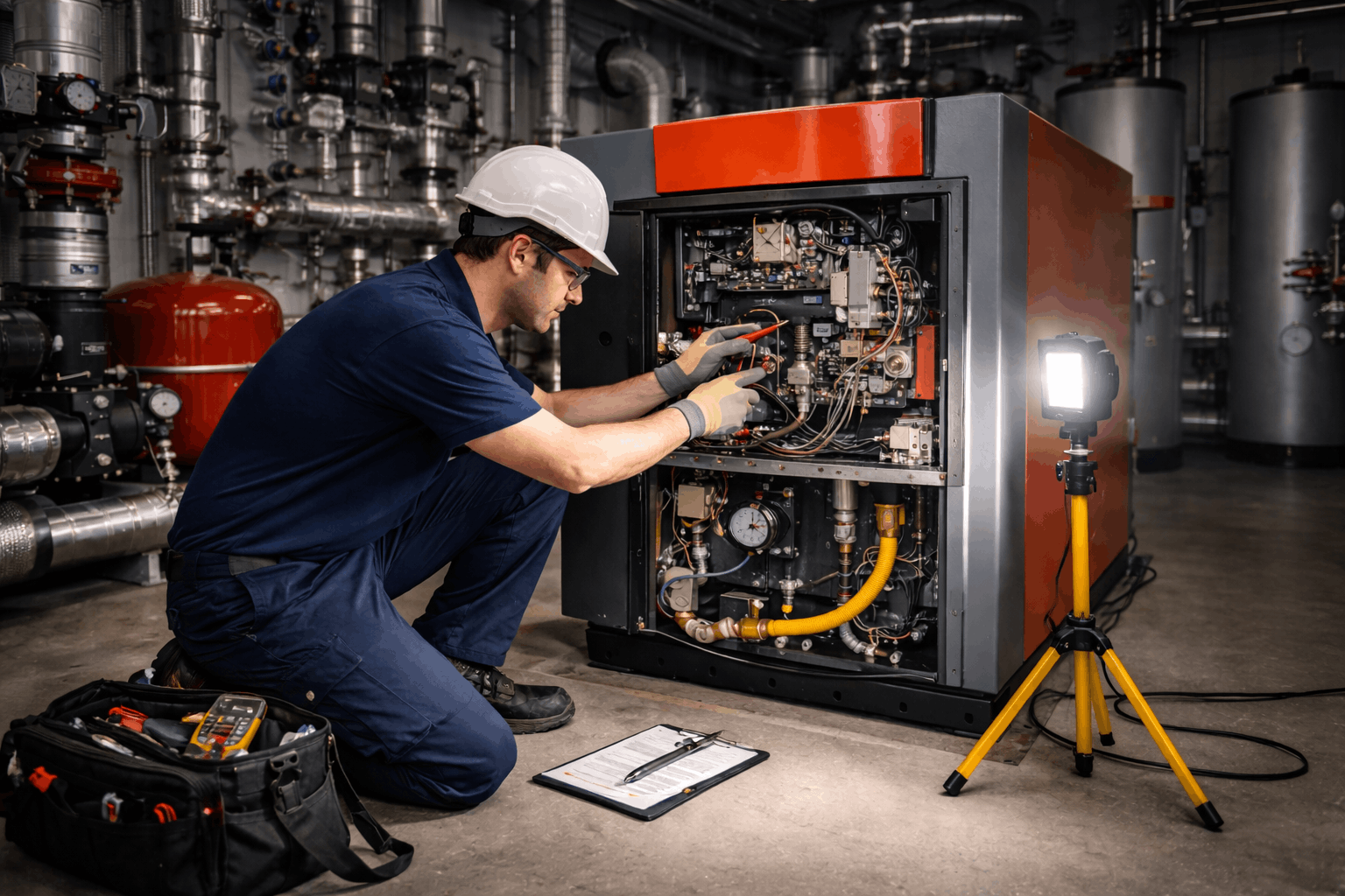 Fast emergency commercial boiler repair response in Bury St Edmunds business property