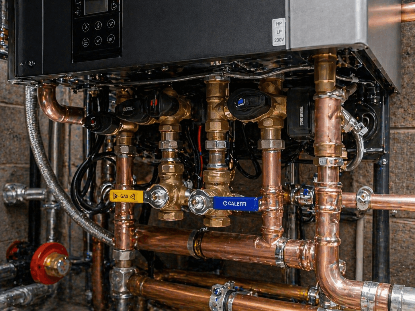 Detailed heating system connection work during commercial boiler replace Haverhill