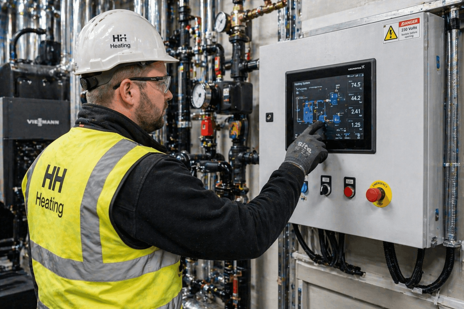 Advanced heating control system installation for commercial premises in Great Dunmow