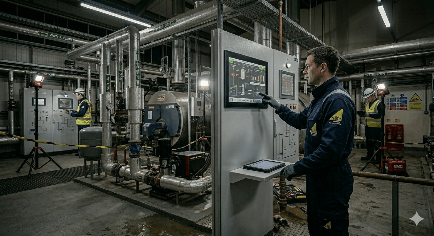 Advanced commercial heating controls and boiler management system in Colchester property