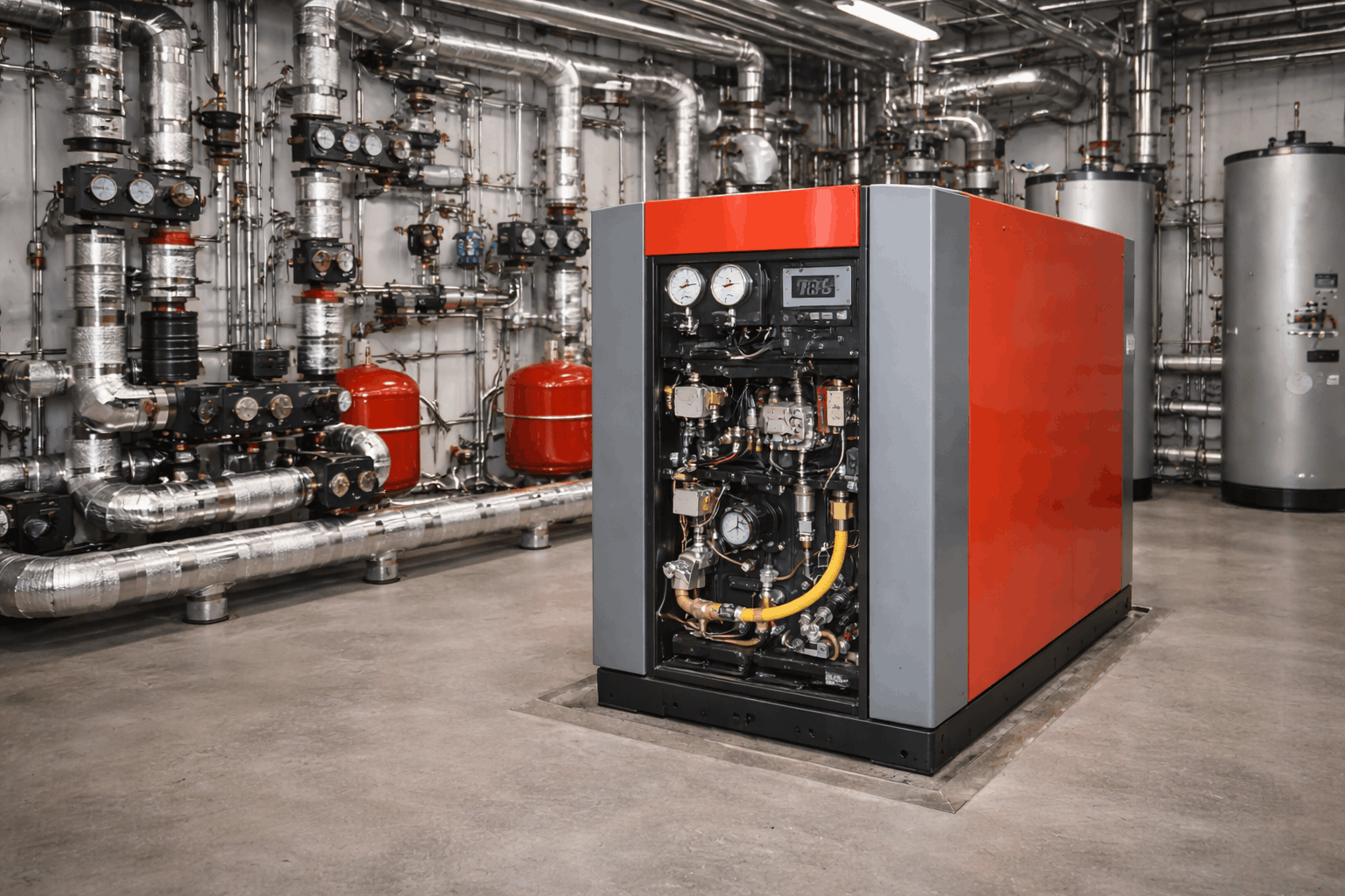 New commercial heating system installation completed by Anglian PHE Ltd in Bury St Edmunds