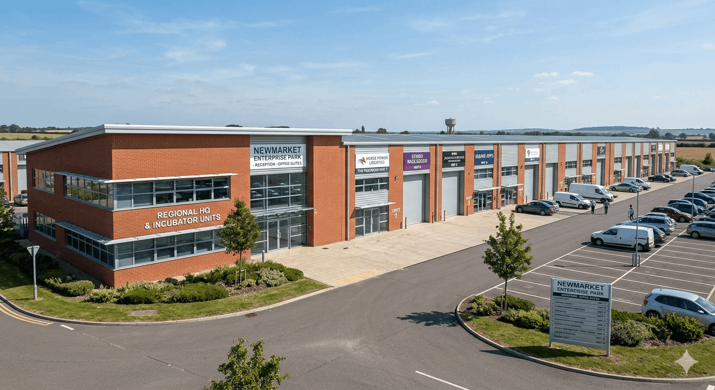 Newmarket commercial building exterior requiring hot water system services