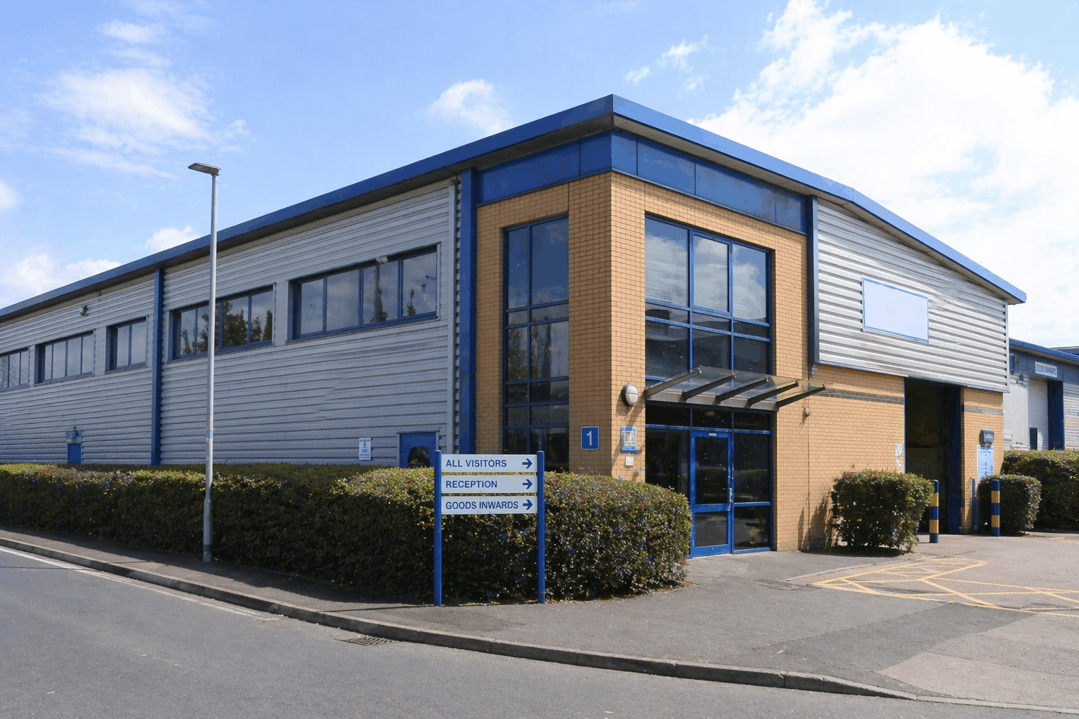Newmarket commercial property exterior showing typical business premises requiring professional heating system services