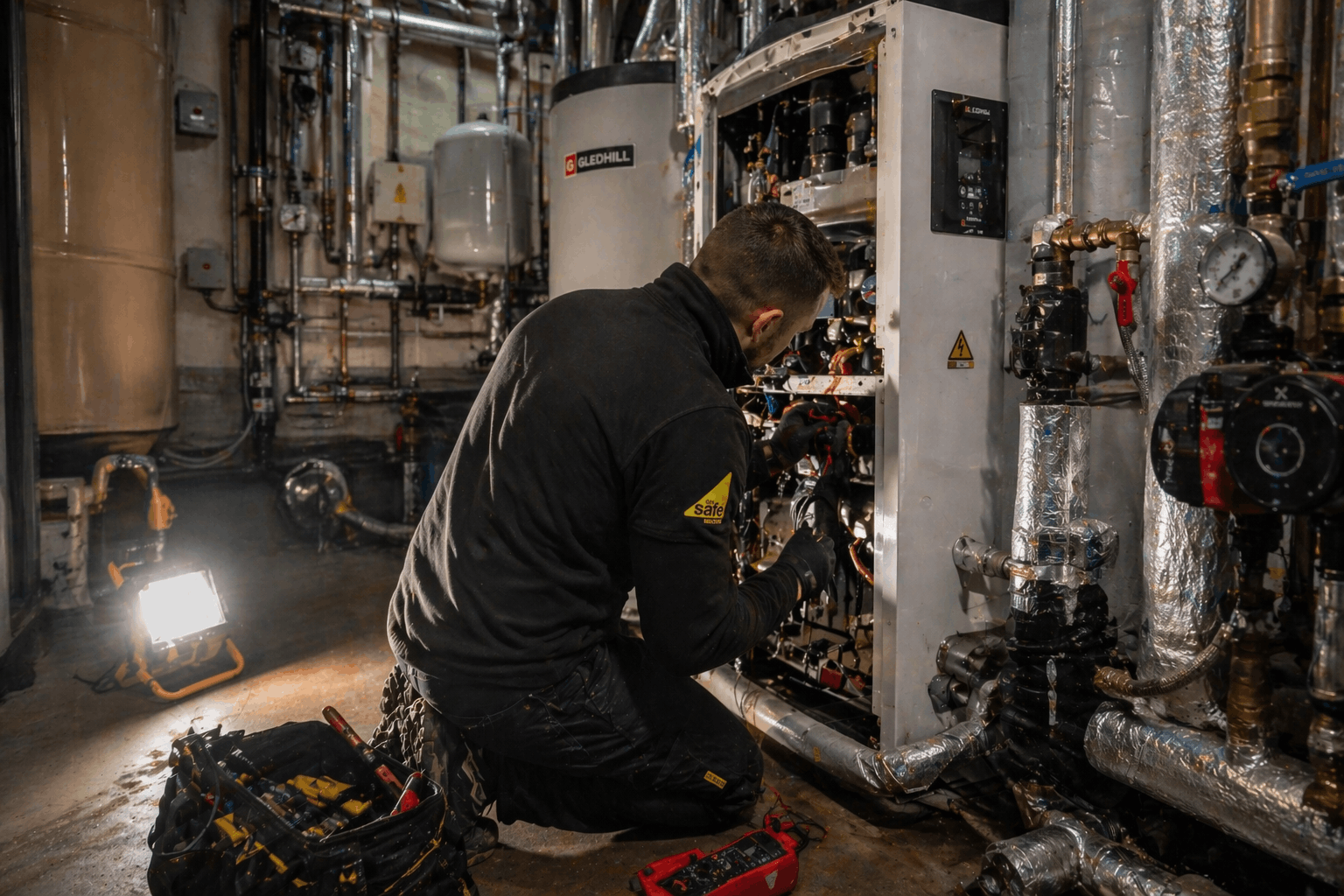 Urgent commercial hot water breakdown emergency repair in Cambridge business