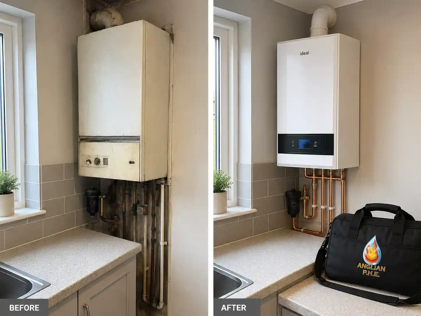Before and after — Acton