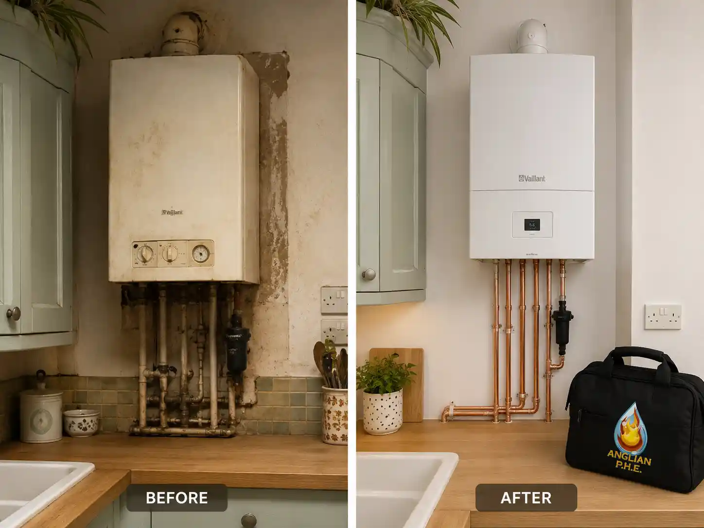 Before and after — Bildeston