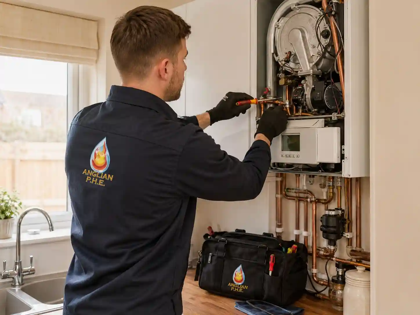 Engineer on site in Acton