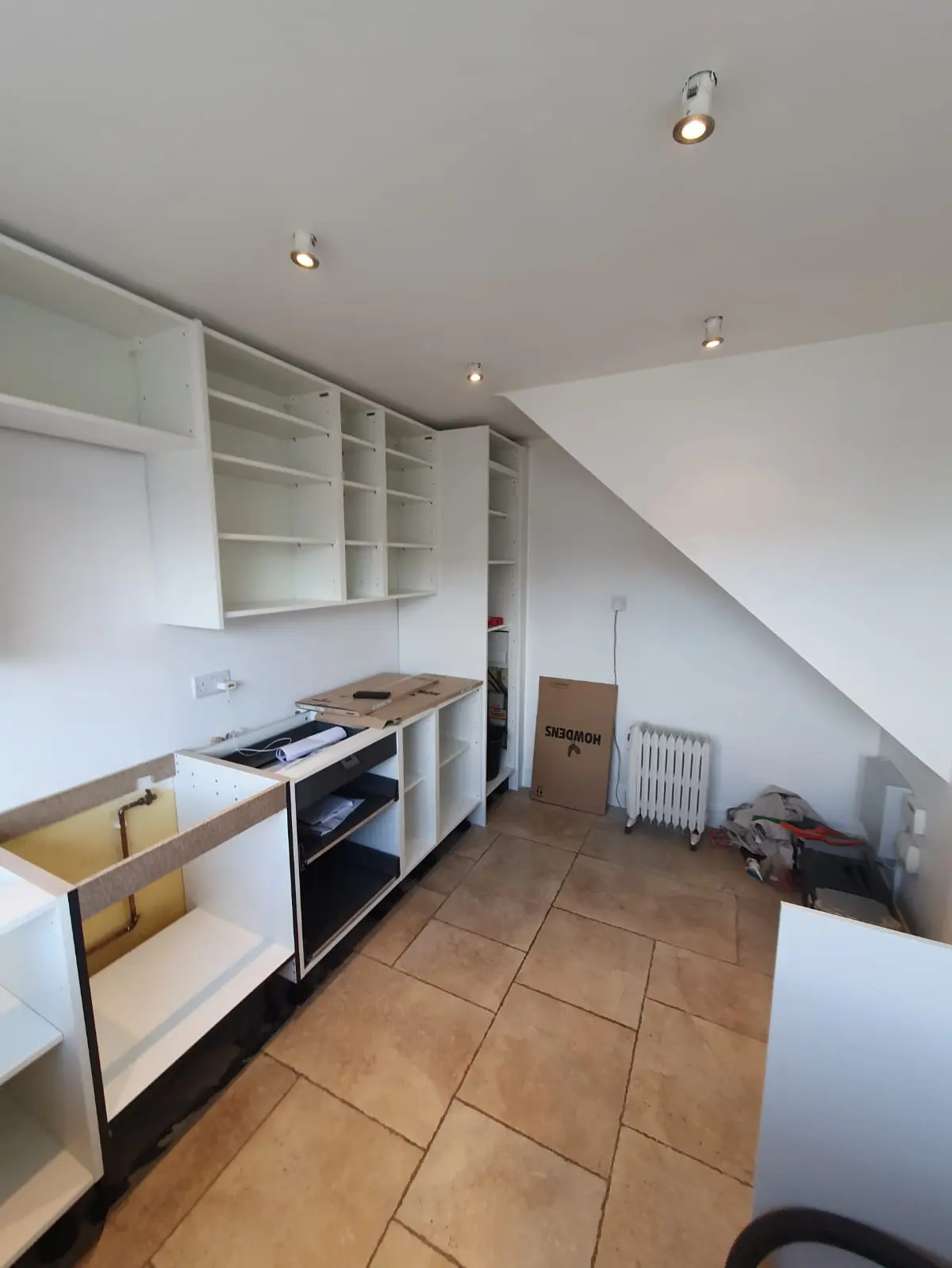 Kitchen plumbing installation from the Anglian PHE work portfolio